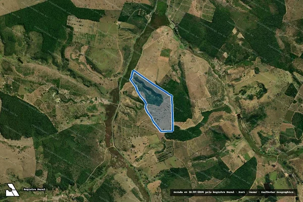 Imagem de satélite de FAZENDA BAIXA FORMOSA - Gleba B em Poções - BA