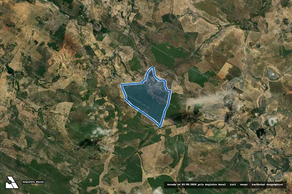 Imagem de satélite de FAZENDA CORRENTE  - Gleba 04 em Planaltino - BA