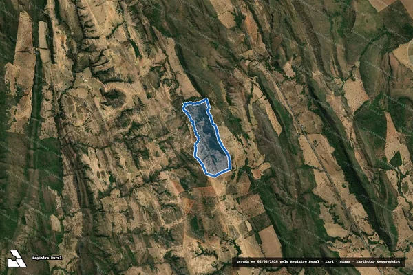 Imagem de satélite de FAZENDA ARARAS, lugar denominado CARREIRA / 001 em Formosa - GO