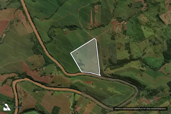 Imagem de satélite de FAZENDA BACK - Única em Godoy Moreira - PR