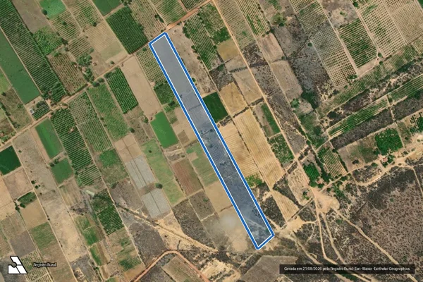 Imagem de satélite de Lote 87 ? Projeto de Assentamento Senador Mansueto de Lavor - Lote 87 ? Projeto de Assentamento Senador Mansueto de Lavor em Petrolina - PE
