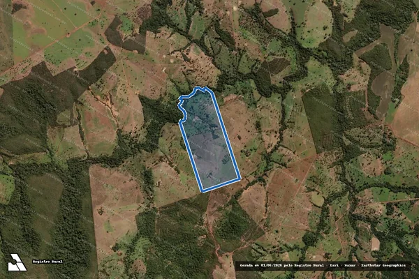 Imagem de satélite de Lote ? 16 - Projeto de Assentamento Flamboyant - Lote ? 16 - Projeto de Assentamento Flamboyant em Doverlândia - GO