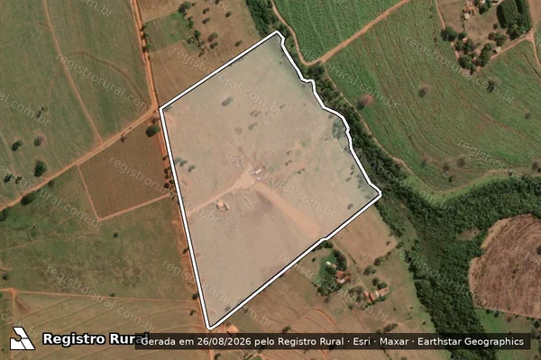 Imagem de satélite de FAZENDA SÃO FRANCISCO DA BOCAINA - Parcela 1 em José Bonifácio - SP