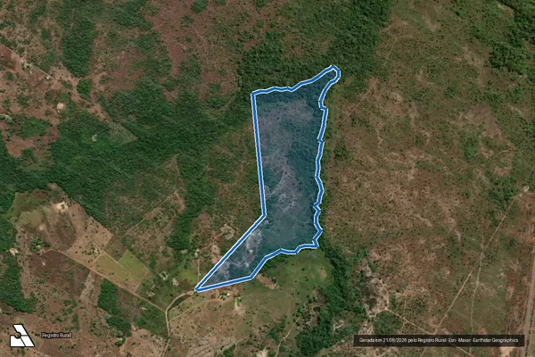Imagem de satélite de Lote 39, PA BONANZA - LOTE 01 em Couto Magalhães - TO