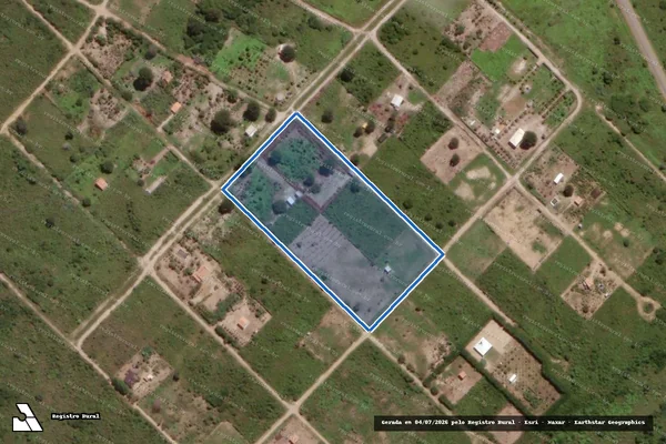 Imagem de satélite de Fazenda Reunidas Santa Terezinha ? Gleba A - Parcela 13 em Poções - BA