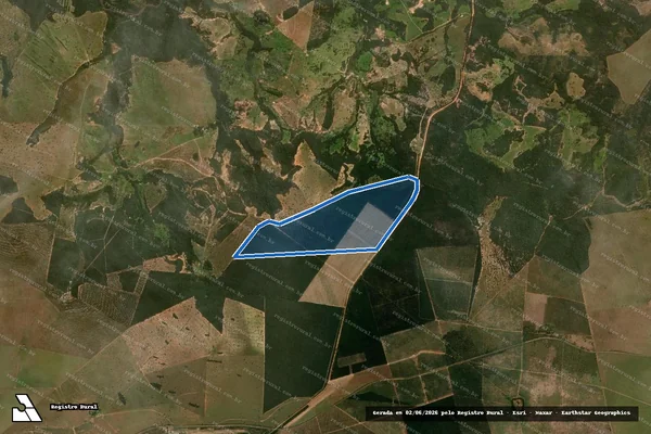 Imagem de satélite de FAZENDA ARUANDA ? MTR.374 - FAZENDA ARUANDA ? MTR. 374 ? PARTE B em Itiquira - MT