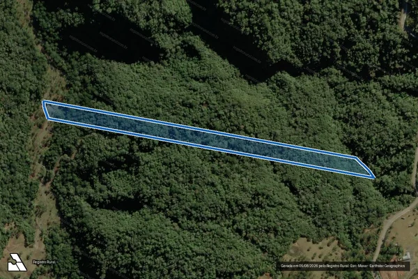 Imagem de satélite de Fazenda Rio Bonito - Gleba 53 em Urubici - SC