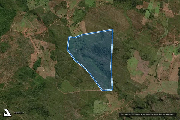 Imagem de satélite de FAZENDA BONITO - PARTE 03 - PARCELA 02 em Formosa da Serra Negra - MA