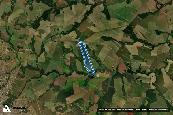 Imagem de satélite de Fazenda Granja Aliança - Parte 1 em Ponta Porã - MS
