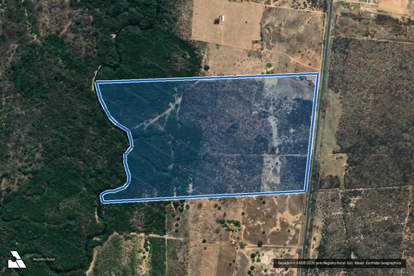 Imagem de satélite de Fazenda Curralinho - Parte 2 em Verdelândia - MG