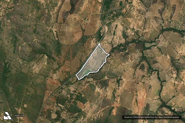 Imagem de satélite de Fazenda Carrapato - Parte 1 em Bocaiúva - MG