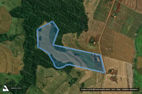 Imagem de satélite de Lote 42 ? Projeto de Assentamento Eli Vive II - LOTE01 em Londrina - PR