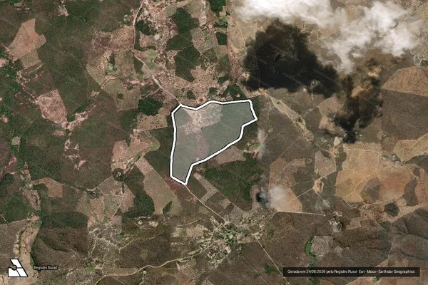 Imagem de satélite de Fazenda Setúbal ? Lagoa Grande - Parte 1 em Araçuaí - MG