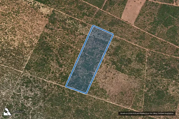 Imagem de satélite de Fazenda Serra Azul - Lote 54 em Xique-Xique - BA