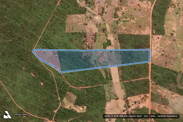 Imagem de satélite de SÍTIO CAINANA I - FAZENDA CACHOEIRA DO ROBERTO - Parte 1 em Afrânio - PE