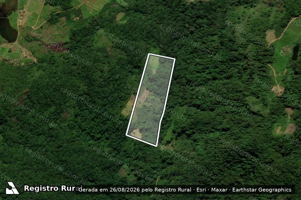 Imagem de satélite de PA BARRA AZUL ? LOTE 26 - Lote 26 em Bonito - PE