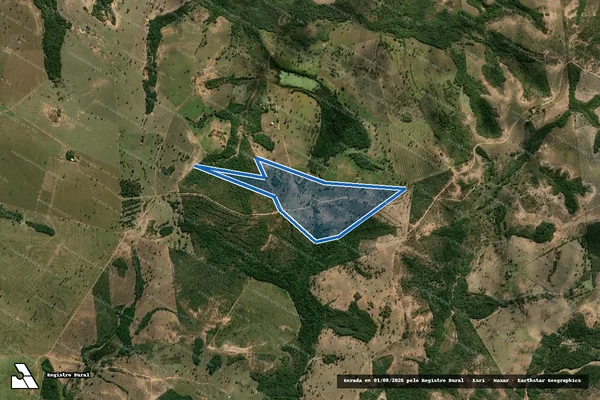 Imagem de satélite de Fazenda Furnas - Parte 1 em Camapuã - MS