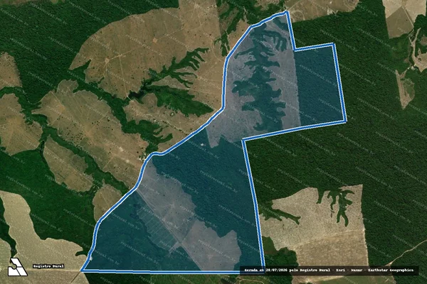 Imagem de satélite de Fazenda Malibu - Gleba PARCELA 2 em Ipixuna do Pará - PA