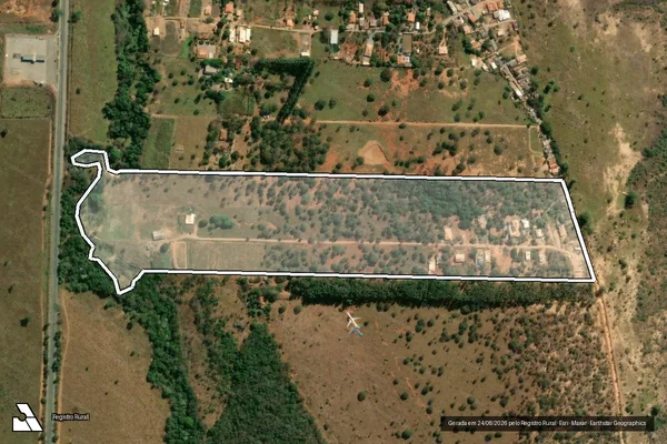 Imagem de satélite de LARGO DA ALEGRIA - LARGO DA ALEGRIA em Cordisburgo - MG