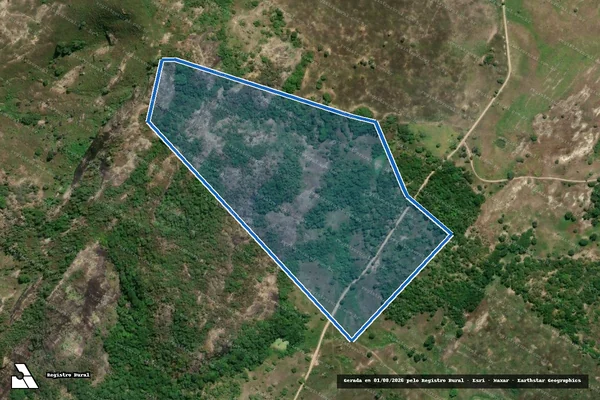 Imagem de satélite de FAZENDA ITAMINEIRA - Parte 1 em Rubim - MG