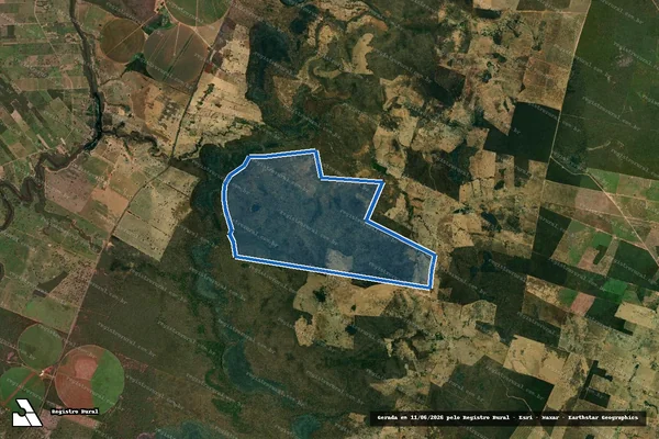 Imagem de satélite de FAZENDA SÃO FELIPE - Parte 1 em São Félix do Coribe - BA