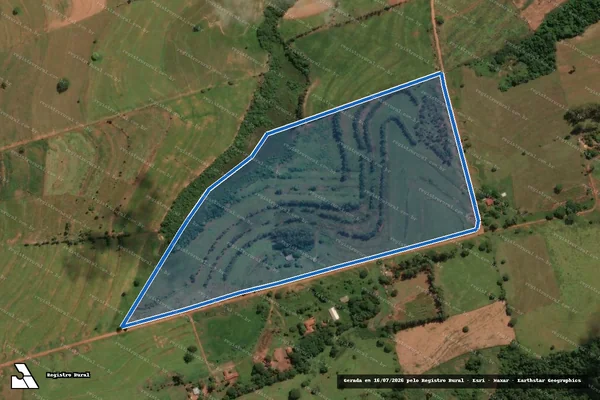 Imagem de satélite de P.A. CHICO MENDES Lote 33 - Lote 33 em Querência do Norte - PR