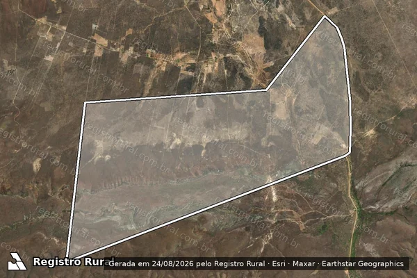 Imagem de satélite de FAZENDA ROCHEDO - Parte 1 em Sento Sé - BA