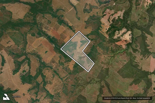 Imagem de satélite de FAZENDA PRIMAVERA I - PRIMAVERA I em Araguaçu - TO