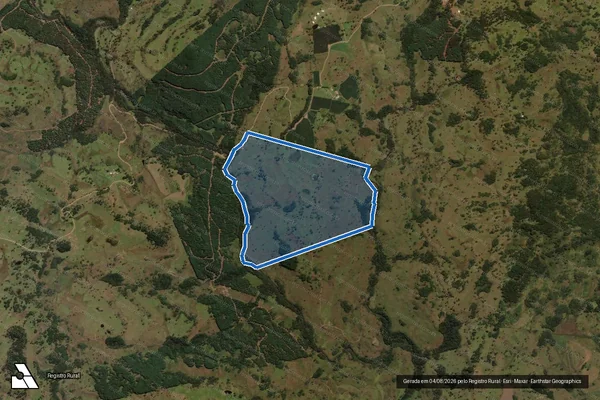 Imagem de satélite de Fazenda Rincão Fino em Lages - SC
