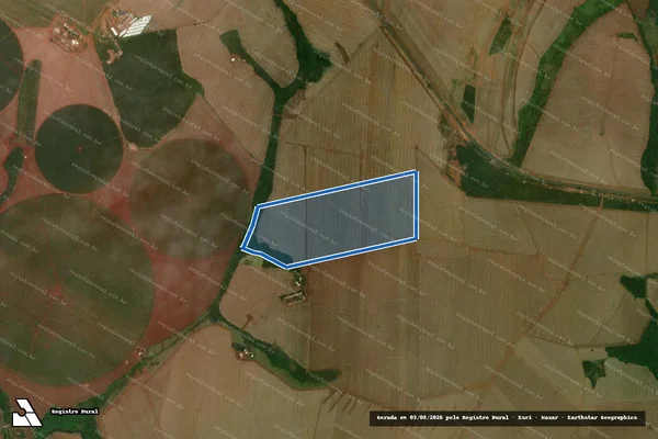 Imagem de satélite de Fazenda Ariranha - 002 em Jataí - GO