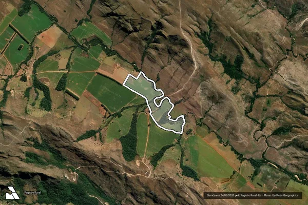 Imagem de satélite de Fazenda Nossa Senhora das Graças ? Gleba 01 - Fazenda Nossa Senhora das Graças ? Gleba 01 em Delfinópolis - MG