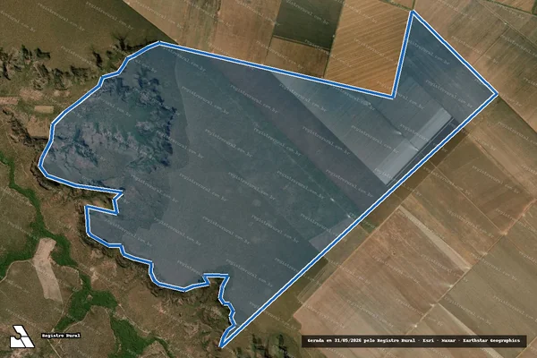 Imagem de satélite de Fazenda Bom Jardim I - Mat. 5020 em Bom Jesus - PI