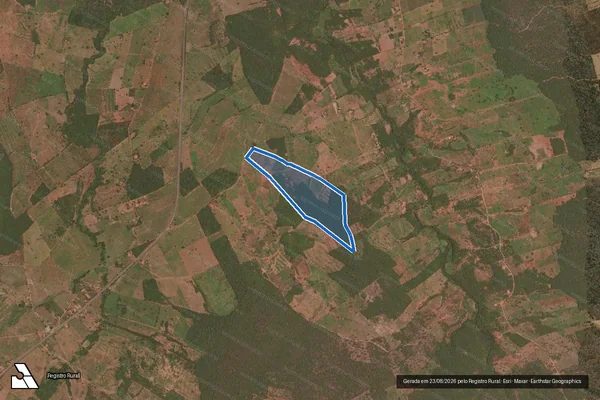 Imagem de satélite de Fazenda Formoso - Parte 1 em Coribe - BA