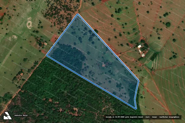 Imagem de satélite de FAZENDA BONITO - Parte 1 em Iturama - MG