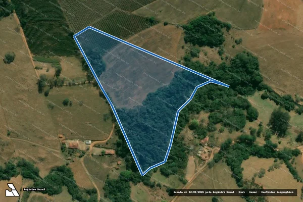 Imagem de satélite de Sítio Cachoeira ? Rancharia - Sítio Cachoeira ? Rancharia em Monte Belo - MG