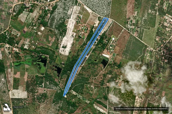 Imagem de satélite de SITIO MINHOCA ? LOTE 0197 - Parte 1 em Pindoretama - CE