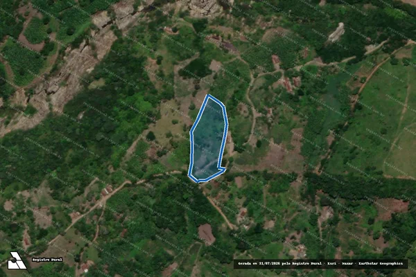 Imagem de satélite de SÍTIO BALSAMO - Parte 1 em Alagoa Nova - PB