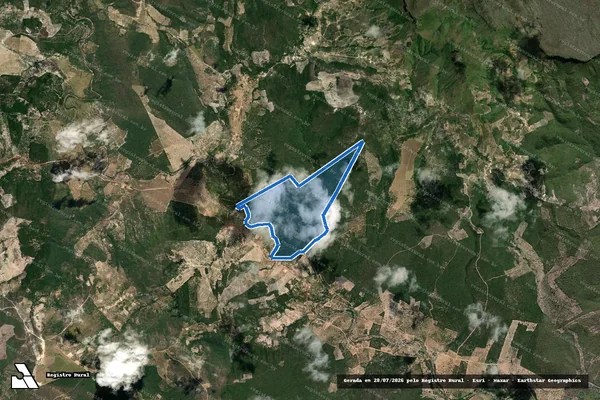Imagem de satélite de Fazenda Santa Maria / MAT 1441 em Barra da Estiva - BA