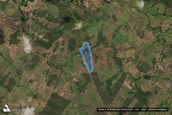 Imagem de satélite de Fazenda Bacurizal - PARCELA 05 em Trombas - GO