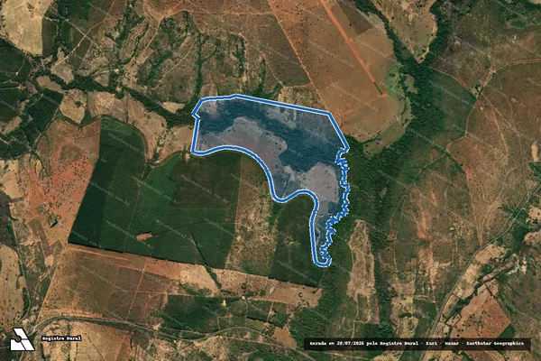 Imagem de satélite de FAZENDA SÃO JOSÉ - FAZENDA SÃO JOSÉ GLEBA 02 em Corinto - MG