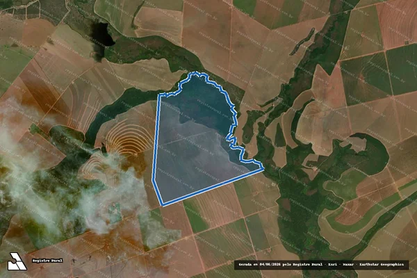 Imagem de satélite de Fazenda Ribeirão do Café - Fazenda Ribeirão do Café em Primavera do Leste - MT