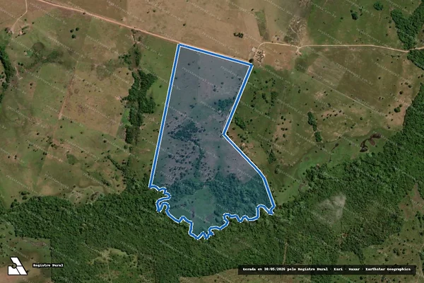Imagem de satélite de Fazenda Cunhãzinha - Lote 07 Parte 01 (PICBS - GL "A") - Parte 01 em Arapoema - TO