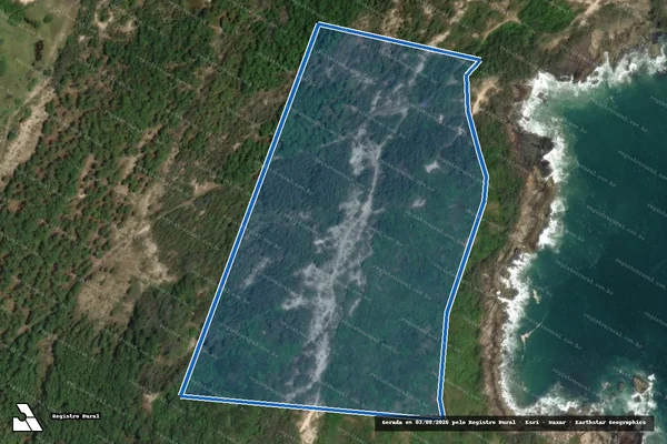 Imagem de satélite de VILLAGE GAIA MATRÍCULA 906 em Garopaba - SC