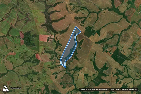Imagem de satélite de FAZENDA CHAVES em Paranaíba - MS