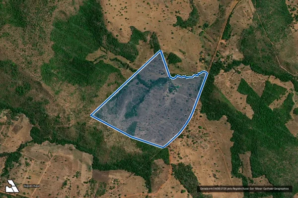 Imagem de satélite de Chácara Santa Luzia, Parte do Lote 105, do Loteamento Santa Luzia - Parte 1 em Paraíso do Tocantins - TO