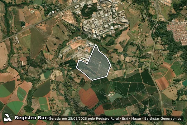 Imagem de satélite de Fazenda São Francisco ? Gleba B - Parte 3 em São João da Boa Vista - SP