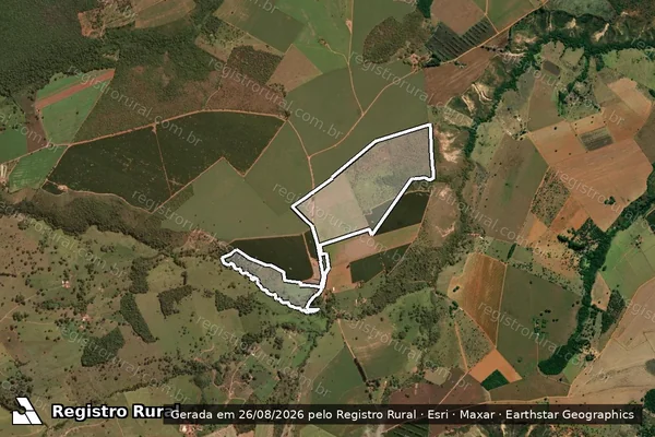 Imagem de satélite de FAZENDA SALSA - Gleba A em Rio Paranaíba - MG