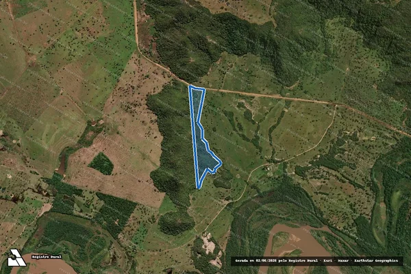 Imagem de satélite de FAZENDA GRAMADO - Parte 2 em Coxim - MS