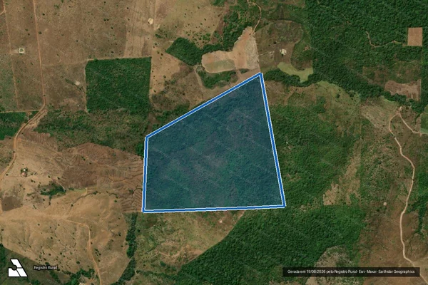 Imagem de satélite de LOTE 174 A SITIO ALVORADA - LOTE 174 A SITIO ALVORADA em Floresta do Araguaia - PA