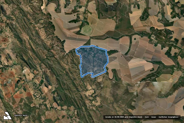 Imagem de satélite de FAZENDA BOCAINA LUGAR MUNDO NOVO - Parcela 1 em Unaí - MG